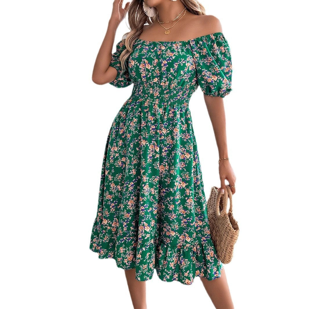 Elena™ | Floral Summer Dress with Playful Ruffles