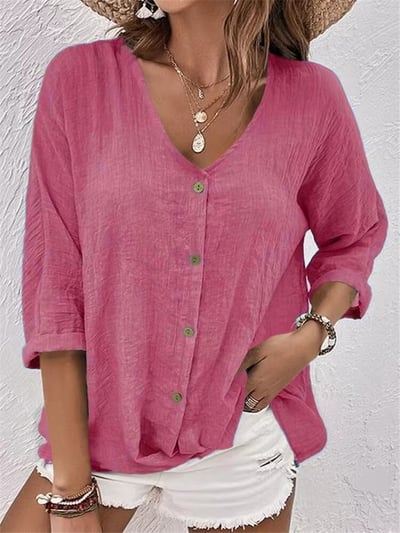 Elena™ | Stylish & Comfortable V-Neck Top